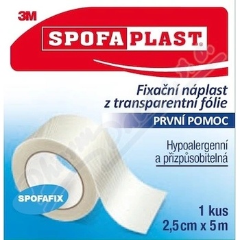 3M Spofaplast 432 Fix.náplast transp.fol.5 m x 25 mm