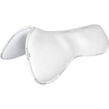 Acavallo Dečka tlumící Spine Free Memory Foam Double Silicon Grip System bílá