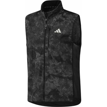 adidas OWN THE RUN SD VEST M pánská běžecká vesta tmavě šedá
