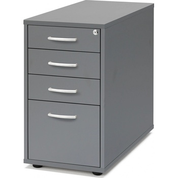 AJ Produkty Flexus 4 zásuvky 720x400x800 mm šedý