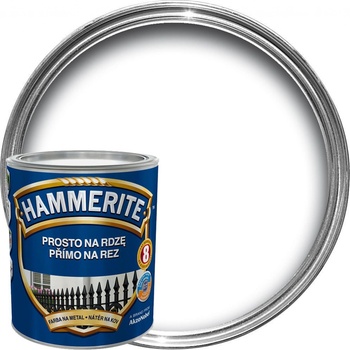 Akzo Nobel Hammerite přímo na rez antikorozní barva hladká bílá, 0,25L