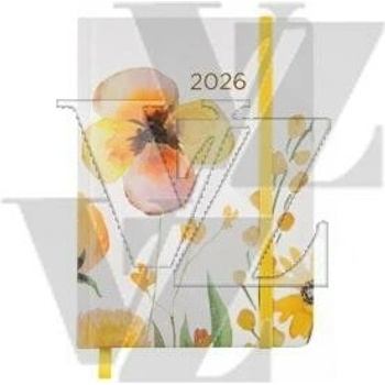 Albi DI1 B6 denní 2026 Žluté květiny