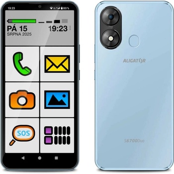 ALIGATOR S6700 Senior 4GB/128GB Modrá