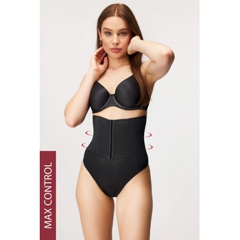 Astratex Stahovací korzet s tanga kalhotkami Zara černá