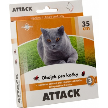 Attack antiparazitární obojek 35 cm