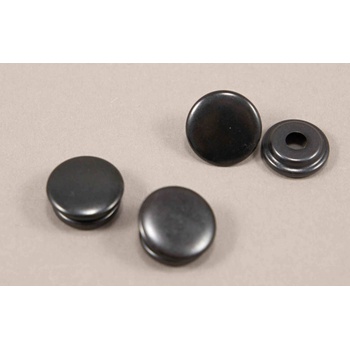 Auto-Moto druky - průměr 1,5 cm - černý nikl