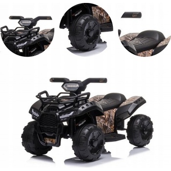 Baby Mix ATV elektrická čtyřkolka černá