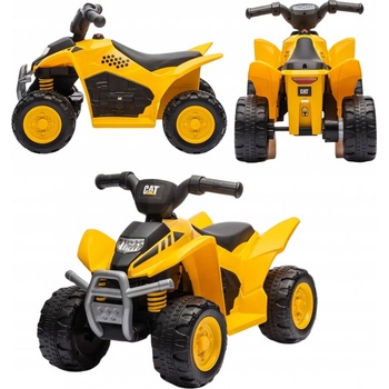 Baby Mix Cat elektrická čtyřkolka žlutá