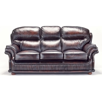 Barrington Furniture Hilton kůže vínová