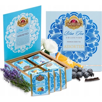 BASILUR Gift Blue Tea Assorted přebal 40 gastro sáčků