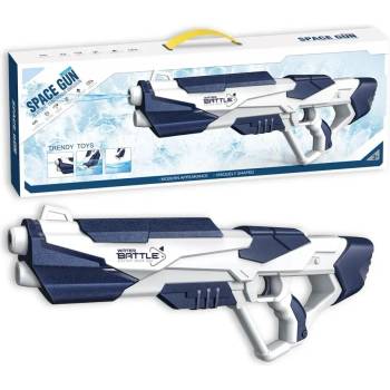BATTLE Vesmírná elektrická vodní pistole Medium, velký zásobník, modrá
