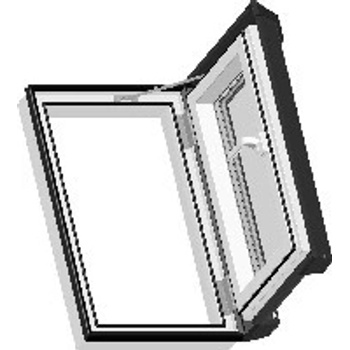 BAUSTAR Plastové střešní okno 45x73