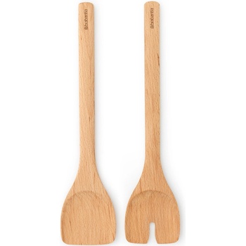 Brabantia Servírovací sada na salát, dřevěná
