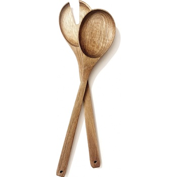 by inspire Dřevěné salátové náčiní z akácie – sada 2 ks, délka 33 cm