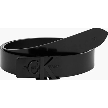 Calvin Klein dámský lesklý černý pásek K60K607610