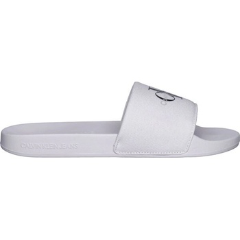 Calvin Klein Jeans SLIDE MONOGRAM bílá