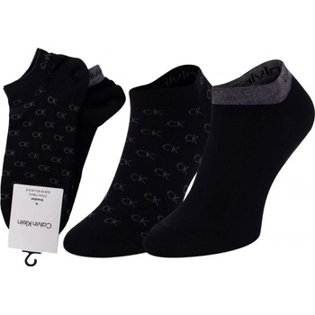 Calvin Klein MEN LINER 2P ALL OVER CK LOGO EDUARDO pánské ponožky