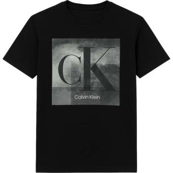 Calvin Klein pánské tričko Graphics Logo Signature blk