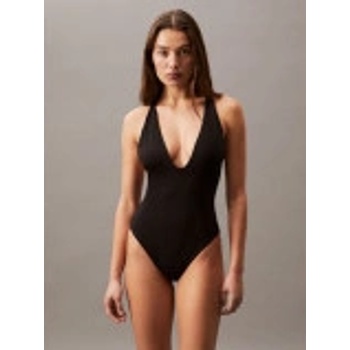 Calvin Klein plavky dámské jednodílné KW0KW02798 BEH černá