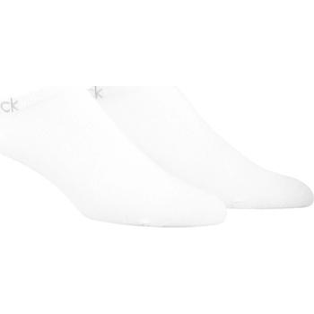 Calvin Klein White 2-Pack ponožky Bílá
