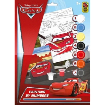 Cars malování podle čísel Auta