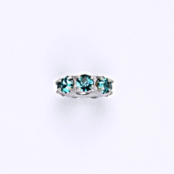 Čištín Korálek 36935748 Stříbrný se swarovski krystal blue zirkon P 1371