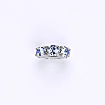 Čištín Korálek 36939763 Stříbrný se swarovski light saphire krystal P 1371