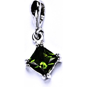 Čištín Stříbrný přívěsek přírodní vltavín P 1257/22