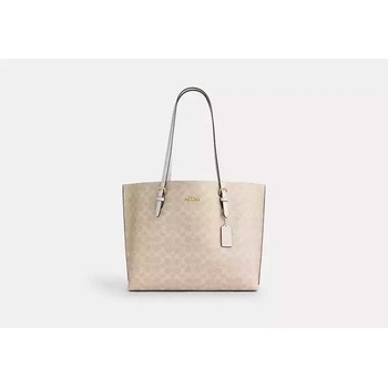 Coach dámská kabelka Mollie světle hnědá logová