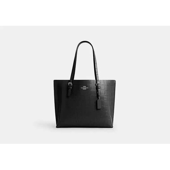 Coach dámská kožená kabelka Mollie černá s reliéfem