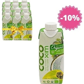 Cocoxim BIO Kokosová voda organic 12 x 330 ml