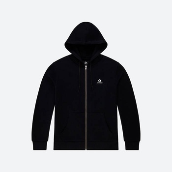 Converse Embroidered star chevron full zip Hoodie bb 10019922-A01 černá
