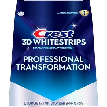 Crest 3D White Professional Transformation bělící pásky 40 ks