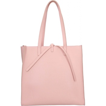 Dámská kožená 2v1 kabelka Facebag Liana růžová