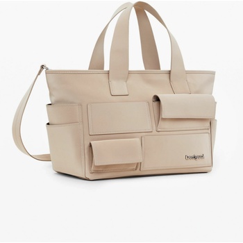 Desigual kabelka POCKET FACE PRAVIA 24WAXPA6 béžová
