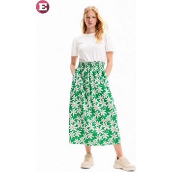 Desigual Letní šaty Marlon 24SWVW40 Zelená