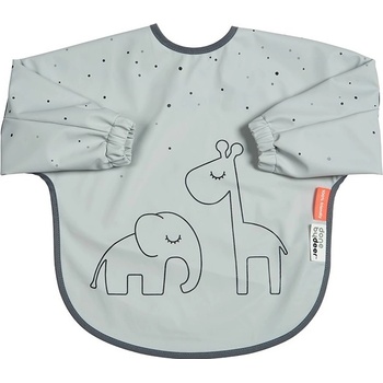 Done By Deer bryndáček s rukávem Dreamy Dots šedý