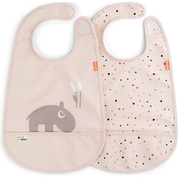 Done by Deer Happy Home set 2ks bryndáčků Ozzo růžový