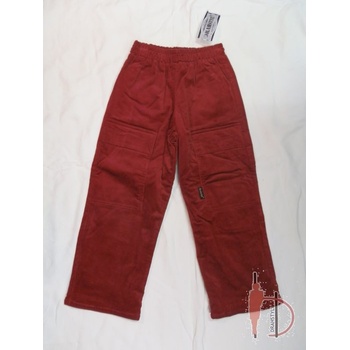 Drahstyl dívčí kalhoty zateplené manchester vínová