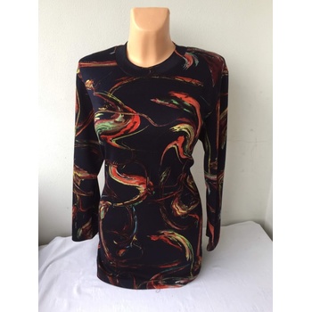 Drahstyl pulovr se vzorem PIKLA Modrá