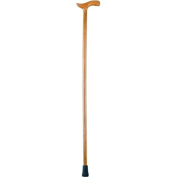 Dřevěná hůl 457 přírodní Pevná výška tvarovaná rukojeť
