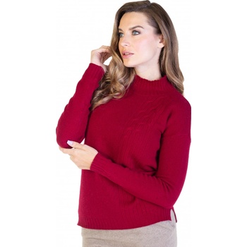 Duuree.cz Kašmírový Svetr Barbara Bordó