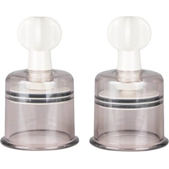 EasyToys Fetish Nipple & Clit Suckers Large 2 pcs, sada 2 ks přísavek na bradavky