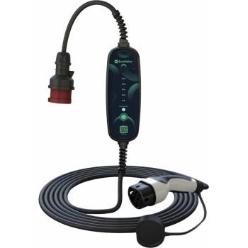 EcoVolter II chytrý přenosný Wallbox 22kW 3x32A kabel 6,5 m APP typ2 EcoVolter II 3x32A-6,5 m