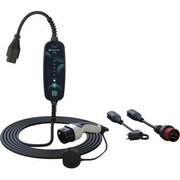 EcoVolter II PRO chytrý přenosný Wallbox 11kW 3x16A kabel 6,5 m APP set BASIC typ 2 EcoVolter II PRO 3x16A-6,5 m