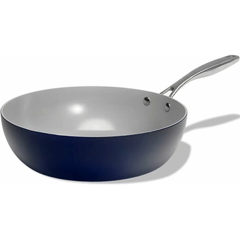 Elmich Nepřilnavá keramická Wok pánev Vital 30 cm tmavě modrá