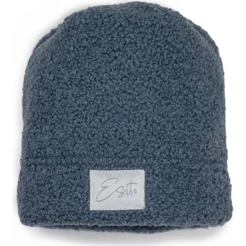 ESITO | Zimní čepice Teddy fleece double Denim blue modrá