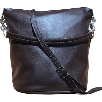 Facebag dámská kožená kabelka hnědá