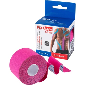 FIXAtape tejpovací páska Standard růžová 5 cm x 5 m