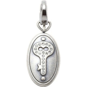 FOSSIL JF87598 Ocelový přívěsek